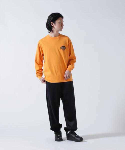 AVIREX(アヴィレックス)の「EAGLE L/S T-SHIRT / イーグル 長袖Tシャツ / AVIREX / アヴィレックス(Tシャツ/カットソー・メンズ・チャコールグレー/ホワイト系2/オレンジ・XL/M/2XL/L)」の16枚目の写真