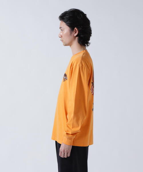 AVIREX(アヴィレックス)の「EAGLE L/S T-SHIRT / イーグル 長袖Tシャツ / AVIREX / アヴィレックス(Tシャツ/カットソー・メンズ・チャコールグレー/ホワイト系2/オレンジ・XL/M/2XL/L)」の17枚目の写真