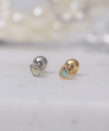LINFA　（リンファ）の「ステンレスポスト　片耳用　アクアドロップピアス（ピアス（片耳用））」