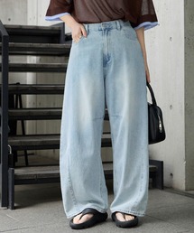 セール】〔MUJI Labo〕婦人 和紙混デニムパンツ（デニムパンツ）｜MUJI