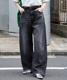 セール】【NKJ 2025SS】SWITCH WIDE DENIM（デニムパンツ）｜niko and