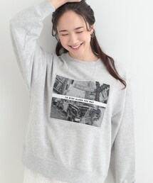 SHOO・LA・RUE | 【s-LL】カジュアルすぎない大人のフォト刺繍裏毛スウェット(スウェット)