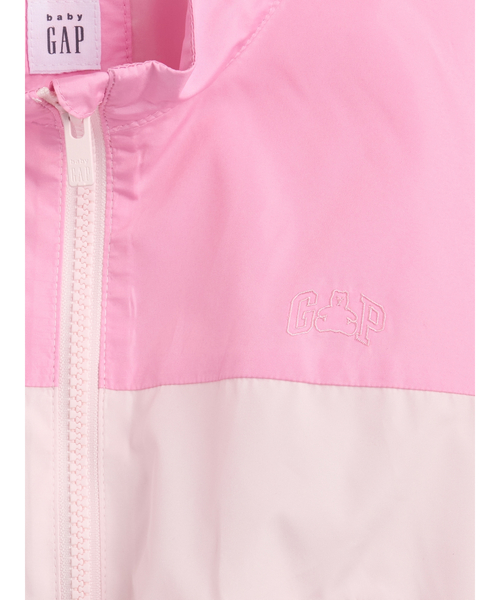 GAP（ギャップ）の「カラーブロック GAPロゴ ウィンドブレーカー (幼児・ベビー)（ナイロンジャケット・キッズ・ピンク・80ｃｍ/90cm/110cm/100cm/95cm/105cm）」の7枚目の写真
