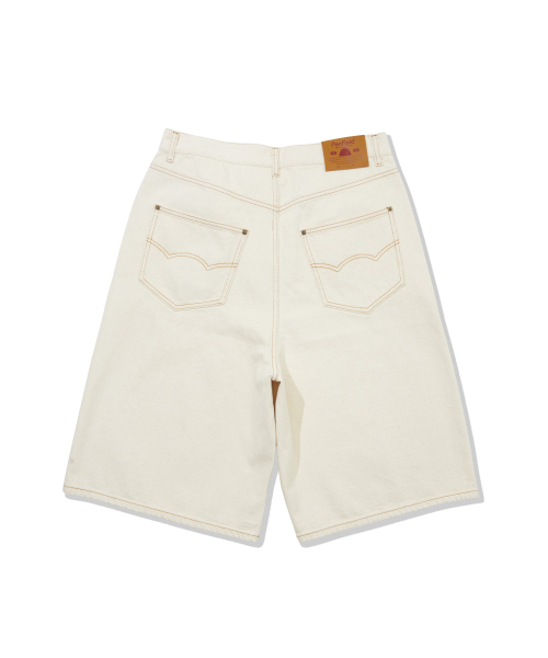 PENFIELD（ペンフィールド）の「1975 ウォッシュドセルビッジバミューダパンツ アイボリー_FR1WP08U（デニムパンツ・メンズ・アイボリー・FREE）」の7枚目の写真