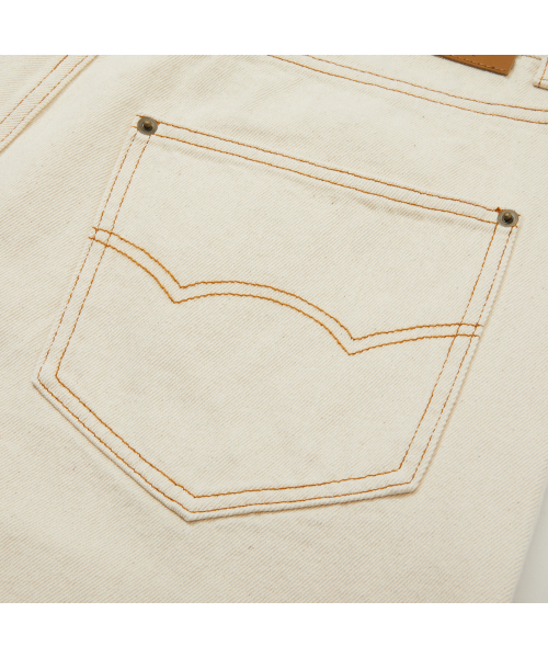 PENFIELD（ペンフィールド）の「1975 ウォッシュドセルビッジバミューダパンツ アイボリー_FR1WP08U（デニムパンツ・メンズ・アイボリー・FREE）」の11枚目の写真
