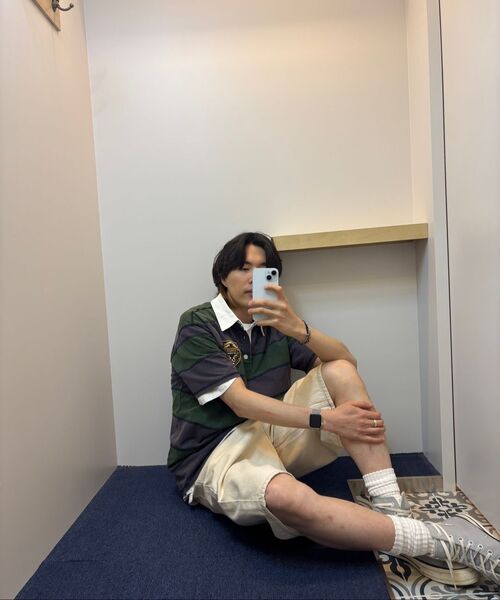 PENFIELD（ペンフィールド）の「1975 ウォッシュドセルビッジバミューダパンツ アイボリー_FR1WP08U（デニムパンツ・メンズ・アイボリー・FREE）」の5枚目の写真