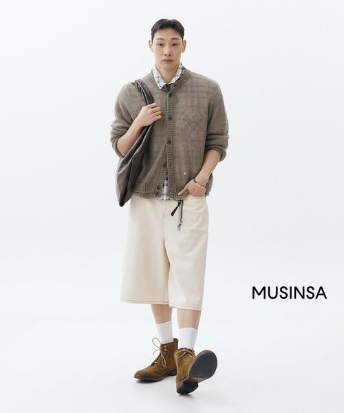PENFIELD（ペンフィールド）の「1975 ウォッシュドセルビッジバミューダパンツ アイボリー_FR1WP08U（デニムパンツ・メンズ・アイボリー・FREE）」の6枚目の写真