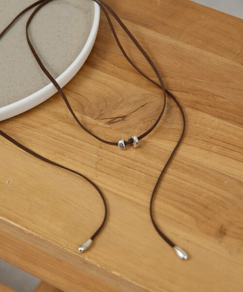 GALLARDAGALANTE（ガリャルダガランテ）の「ダブルトップコードネックレス（リング・レディース・シルバー/ゴールド・FREE）」の8枚目の写真