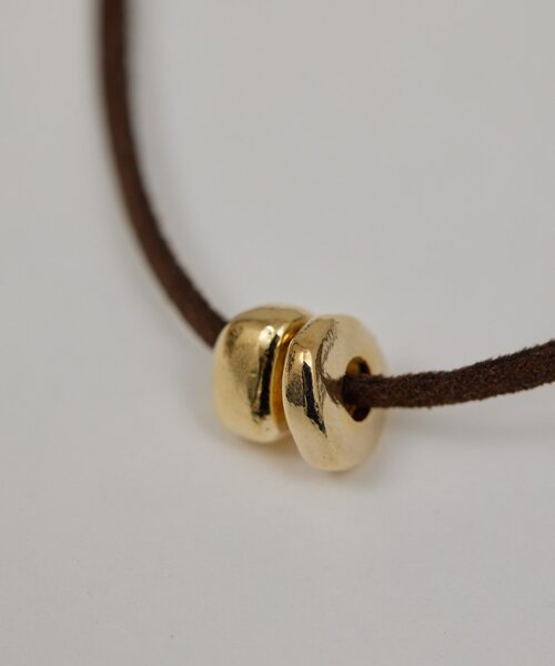 GALLARDAGALANTE（ガリャルダガランテ）の「ダブルトップコードネックレス（リング・レディース・シルバー/ゴールド・FREE）」の4枚目の写真