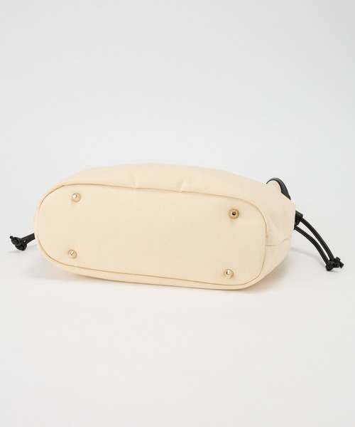 BABYLONE（バビロン）の「パイピングトート（ハンドバッグ・レディース・ホワイト/ベージュ・フリー）」の10枚目の写真