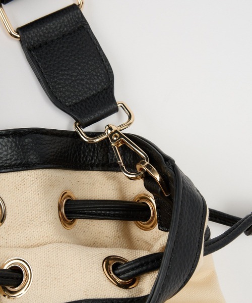 BABYLONE（バビロン）の「パイピングトート（ハンドバッグ・レディース・ホワイト/ベージュ・フリー）」の17枚目の写真