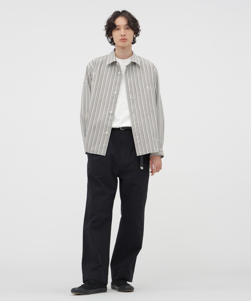 MHL.(エムエイチエル)の「FADED COTTON TWILL TROUSERS(その他パンツ・メンズ・ブルー系その他6・LARGE/MEDIUM/SMALL)」の6枚目の写真