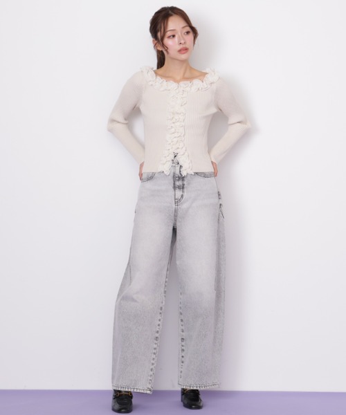 フリルトリムニット（ニット/セーター）｜JILL by JILL STUART