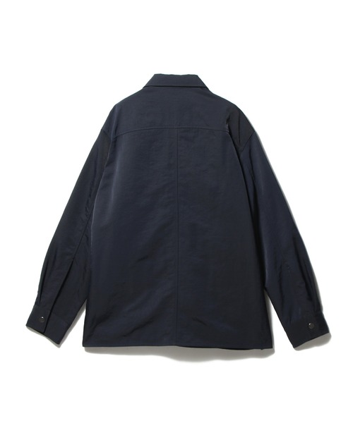 ESTNATION(エストネーション)の「ESTNATION / ナイロン シャツブルゾン(ブルゾン・メンズ・ネイビー/ブラック・MEDIUM/LARGE)」の3枚目の写真