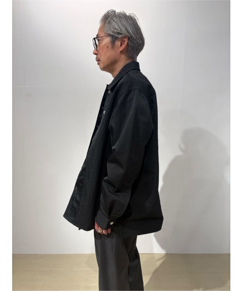 ESTNATION(エストネーション)の「ESTNATION / ナイロン シャツブルゾン(ブルゾン・メンズ・ネイビー/ブラック・MEDIUM/LARGE)」の12枚目の写真