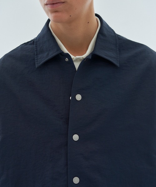 ESTNATION(エストネーション)の「ESTNATION / ナイロン シャツブルゾン(ブルゾン・メンズ・ネイビー/ブラック・MEDIUM/LARGE)」の18枚目の写真