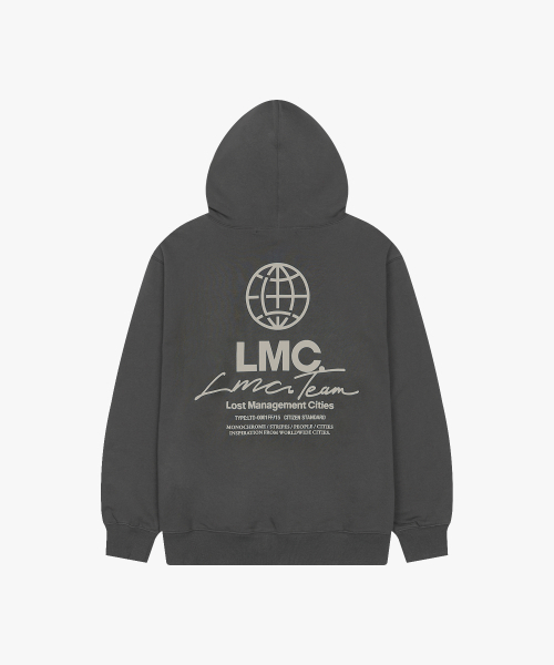 LMCの「SIGNATURE COMBO ZIP-UP HOODIE charcoal(パーカー・レディース・その他・S/M/L/XL)」の3枚目の写真