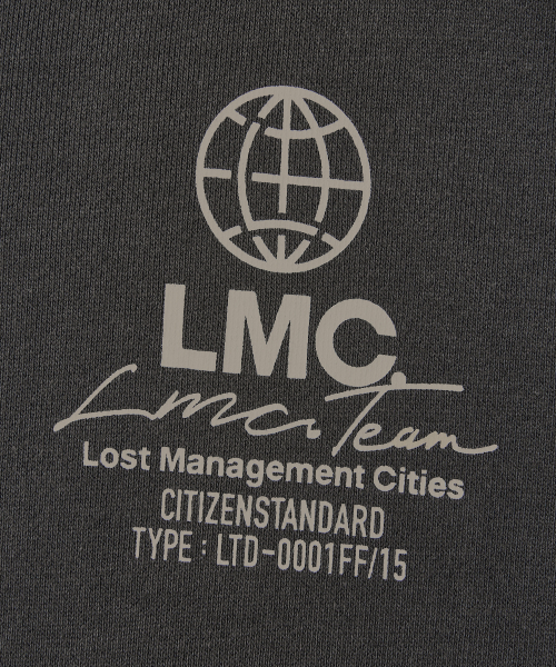 LMCの「SIGNATURE COMBO ZIP-UP HOODIE charcoal(パーカー・レディース・その他・S/M/L/XL)」の5枚目の写真