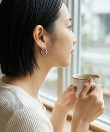 【DELI by】ニュアンスツイストミニフープピアス