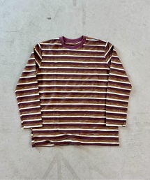 BLANK HOTEL（ブランクホテル）の「Multi-Stripe  Long Sleeve Tee / マルチボーダーロングスリーブT（Tシャツ/カットソー）」
