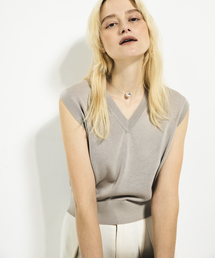 plage | Compact Knit ベスト(ベスト)