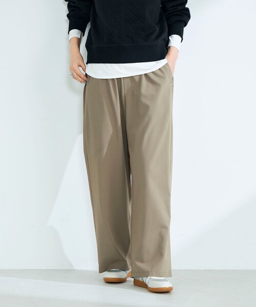 fredy emue（フレディエミュ）の「TRイージーセミワイドパンツ（その他パンツ・レディース・グレー/ブラック/ベージュ・38/36）」の20枚目の写真