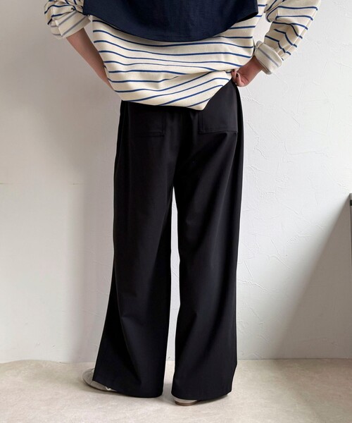 fredy emue（フレディエミュ）の「TRイージーセミワイドパンツ（その他パンツ・レディース・グレー/ブラック/ベージュ・38/36）」の13枚目の写真