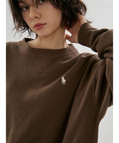emmi(エミ)の「【emmi│POLO RALPH LAUREN】KNIT-SWEATSHIRT(ニット/セーター・レディース・ブラウン・S)」の6枚目の写真