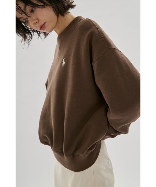 emmi(エミ)の「【emmi│POLO RALPH LAUREN】KNIT-SWEATSHIRT(ニット/セーター・レディース・ブラウン・S)」の9枚目の写真