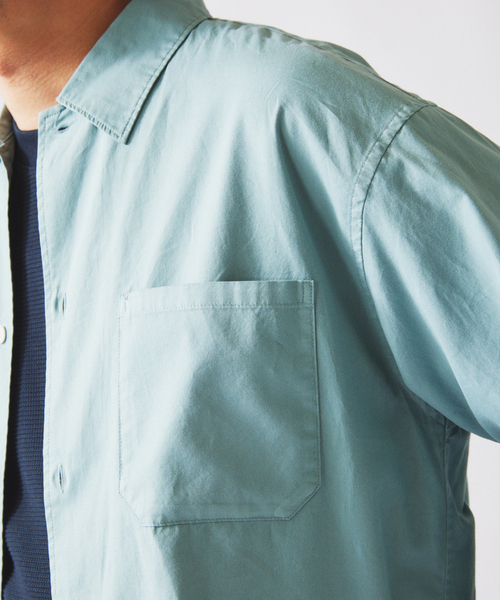JOURNAL STANDARD relume（ジャーナルスタンダード　レリューム）の「JAMES FABRIC / ジェームスファブリック ガーメントダイ シャツ（シャツ/ブラウス・メンズ・ライトグレー/ピンク/イエロー/サックスブルー・MEDIUM/LARGE）」の19枚目の写真