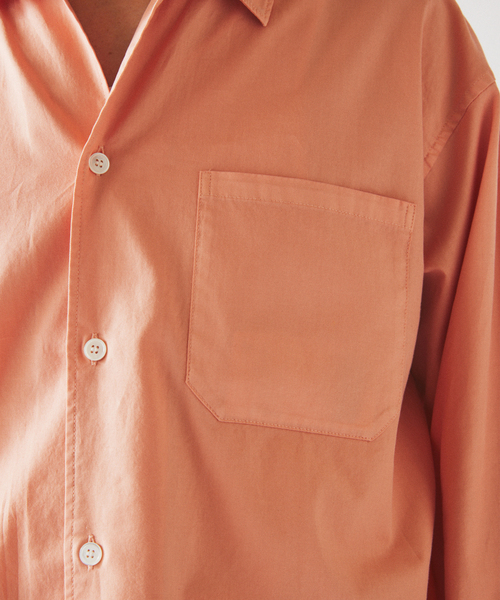 JOURNAL STANDARD relume（ジャーナルスタンダード　レリューム）の「JAMES FABRIC / ジェームスファブリック ガーメントダイ シャツ（シャツ/ブラウス・メンズ・ライトグレー/ピンク/イエロー/サックスブルー・MEDIUM/LARGE）」の15枚目の写真