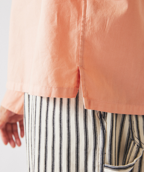 JOURNAL STANDARD relume（ジャーナルスタンダード　レリューム）の「JAMES FABRIC / ジェームスファブリック ガーメントダイ シャツ（シャツ/ブラウス・メンズ・ライトグレー/ピンク/イエロー/サックスブルー・MEDIUM/LARGE）」の17枚目の写真