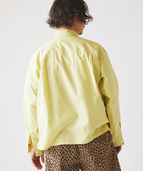 JOURNAL STANDARD relume（ジャーナルスタンダード　レリューム）の「JAMES FABRIC / ジェームスファブリック ガーメントダイ シャツ（シャツ/ブラウス・メンズ・ライトグレー/ピンク/イエロー/サックスブルー・MEDIUM/LARGE）」の22枚目の写真