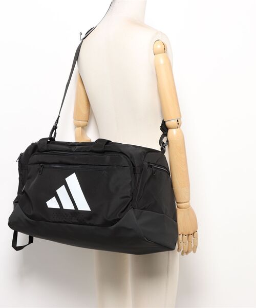 adidas(アディダス)の「《adidas》トレーニングDEFダッフルS(ボストンバッグ・メンズ・ブラック×ホワイト・フリー)」の5枚目の写真