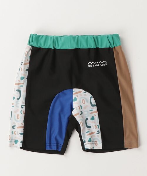 こども ビームス(コドモビームス)の「THE PARK SHOP / トロピカル ショートパンツ 2026SS(125~145cm)(水着・キッズ・ブラック・145/135/125)」の1枚目の写真