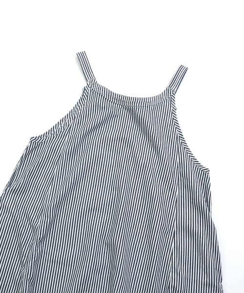 OMNIGOD（オムニゴッド）の「[OMNIGOD womens / オムニゴッド] ヒッコリーデニム ノースリーブワンピース（ワンピース・レディース・ブルー系その他・FREE）」の3枚目の写真
