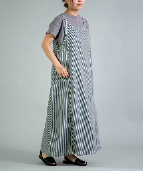 OMNIGOD（オムニゴッド）の「[OMNIGOD womens / オムニゴッド] ヒッコリーデニム ノースリーブワンピース（ワンピース・レディース・ブルー系その他・FREE）」の15枚目の写真