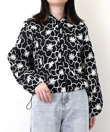 STYLEBLOCK（スタイルブロック）の「シアーフラワーフードブルゾン（ジャージ）」