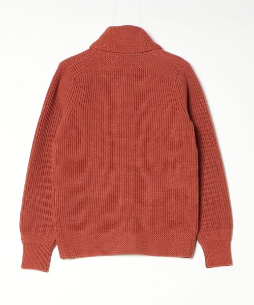 RRL(ダブル アール エル)の「ウールコットン ショールカラー カーディガン(カーディガン/ボレロ・メンズ・オレンジ・L/M/S/XXL/XS/XL)」の2枚目の写真