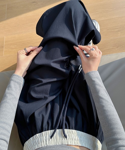2ly2(トゥーリートゥー)の「ウエストギャザー ワイドストレートパンツ(その他パンツ・レディース・ライトグレー/ピンク/ネイビー・FREE)」の19枚目の写真
