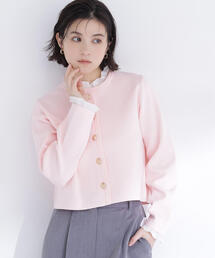 NATURAL BEAUTY BASIC（ナチュラルビューティーベーシック）の「◇フリルドッキングニットジャケット（カーディガン/ボレロ）」