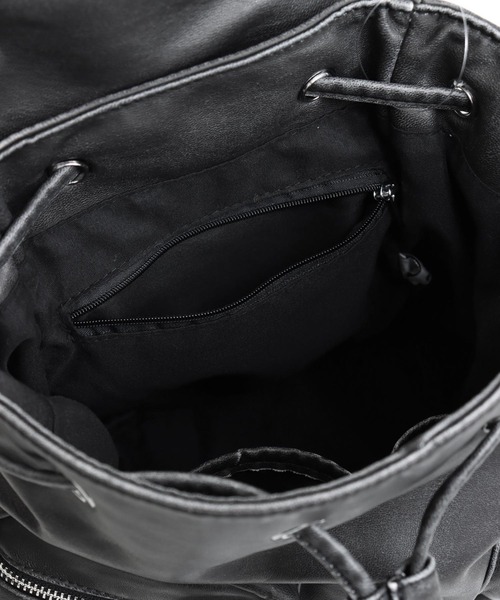 ANAP(アナップ)の「vintage加工フェイクレザーリュック(バックパック/リュック・レディース・グレー/ブラック・F)」の15枚目の写真