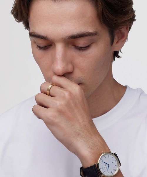Daniel Wellington(ダニエルウェリントン)の「Line Ring Brushed 4.5MM ブラッシュ ローズゴールド/ゴールド/シルバー/グレー(リング・メンズ・グレー/シルバー/イエローゴールド/ピンクゴールド・58/60/62/64/66/68/70)」の19枚目の写真