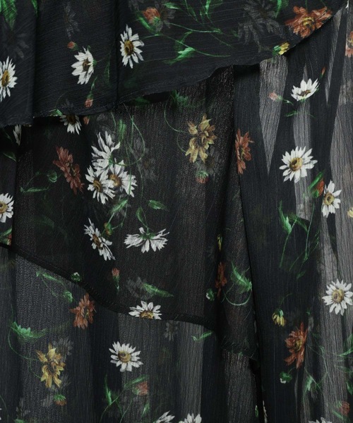 mysty woman（ミスティウーマン）の「楊柳ボタニカルブラウス 659272（シャツ/ブラウス・レディース・アイボリー/ブラック・FREE）」の15枚目の写真