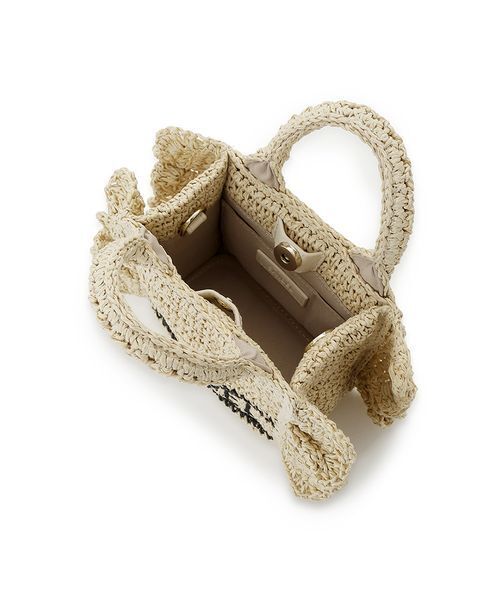 SNIDEL（スナイデル）の「ブレーズフリルロゴミニショルダー（ショルダーバッグ・レディース・ホワイト/ベージュ/ライトブルー・F）」の11枚目の写真