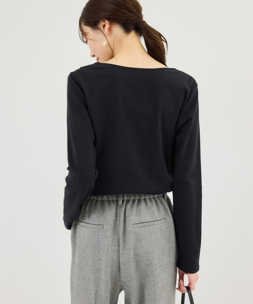 ROPE' PICNIC(ロペピクニック)の「ドレープカットトップス(Tシャツ/カットソー・レディース・ホワイト/ネイビー/サックスブルー/クリーム・FREE)」の15枚目の写真