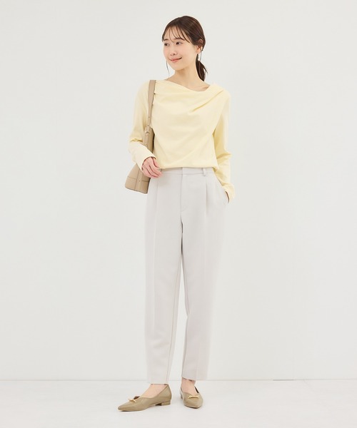 ROPE' PICNIC(ロペピクニック)の「ドレープカットトップス(Tシャツ/カットソー・レディース・ホワイト/ネイビー/サックスブルー/クリーム・FREE)」の20枚目の写真