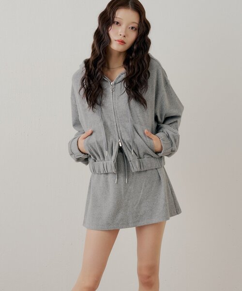 Chico(チコ)の「【セットアップ対応】バックロゴタイトミニスカート(スカート・レディース・アイボリー/ピンク/グレー/ベージュ・FREE)」の5枚目の写真