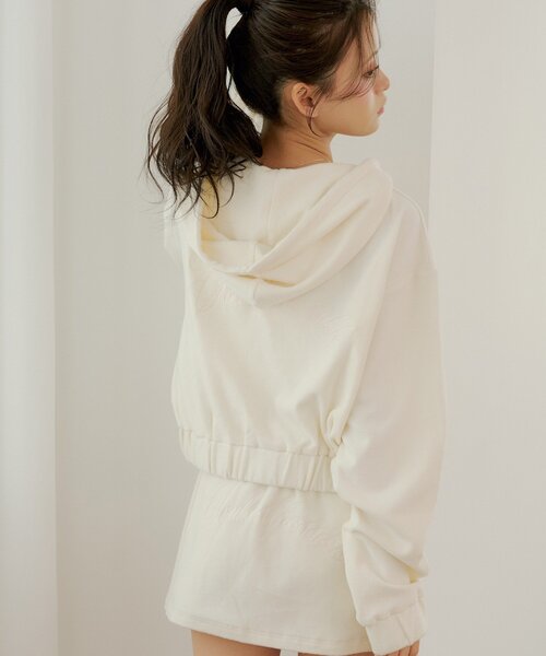 Chico(チコ)の「【セットアップ対応】バックロゴタイトミニスカート(スカート・レディース・アイボリー/ピンク/グレー/ベージュ・FREE)」の12枚目の写真