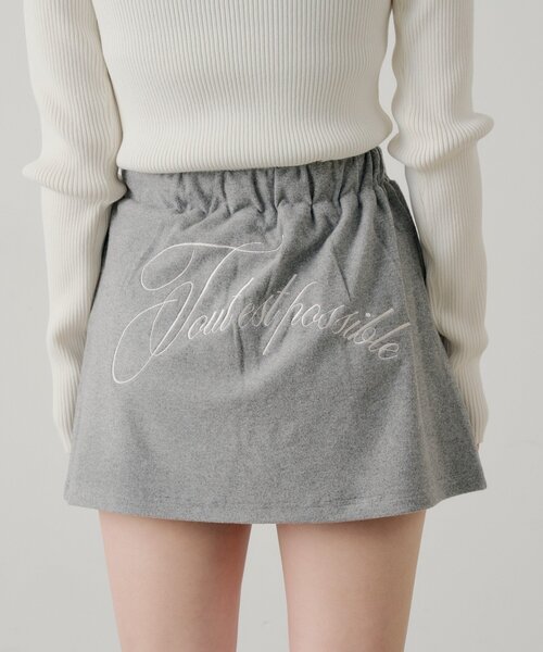 Chico(チコ)の「【セットアップ対応】バックロゴタイトミニスカート(スカート・レディース・アイボリー/ピンク/グレー/ベージュ・FREE)」の18枚目の写真